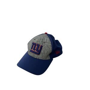 New Era New York Giants Striped 39THIRTY Flex Hat in Gray and Blue - Size S/M